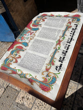 Load image into Gallery viewer, Parshat Yona (The Chapter of Jonah) Torah Scroll Art Piece
