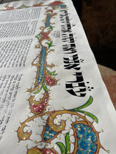 Load image into Gallery viewer, Parshat Yona (The Chapter of Jonah) Torah Scroll Art Piece

